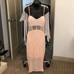 Pink Mesh Dress